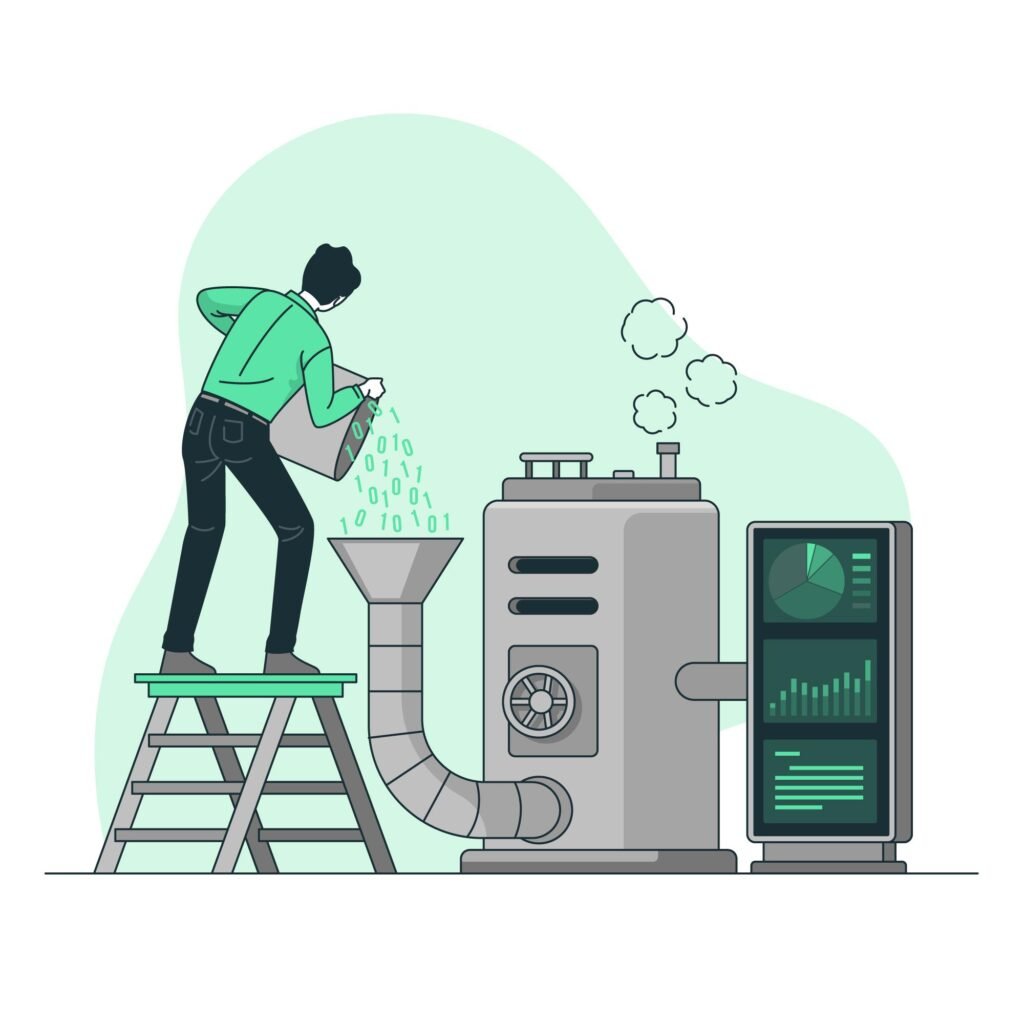 batch processing vs. real-time processing